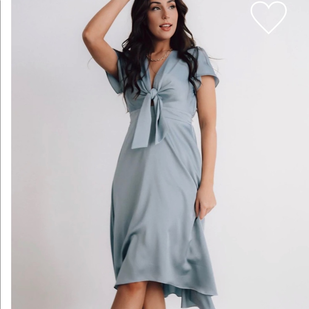 NEVER WORN!!!! Baltic Born Poppy Blue Wrap Dress!